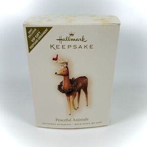 Hallmark Keepsake Peaceful Animals Deer Christmas Ornament Exclusive 2007